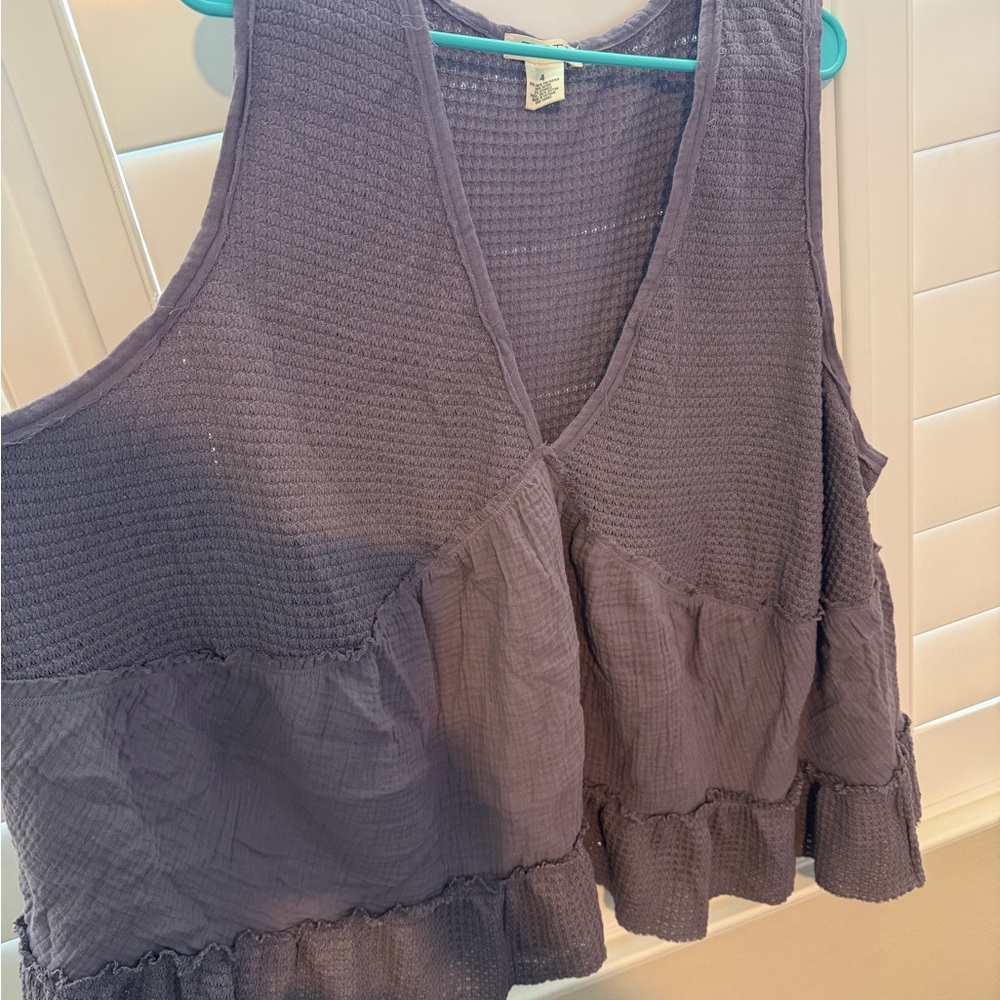 Women's Purple Sleeveless Top